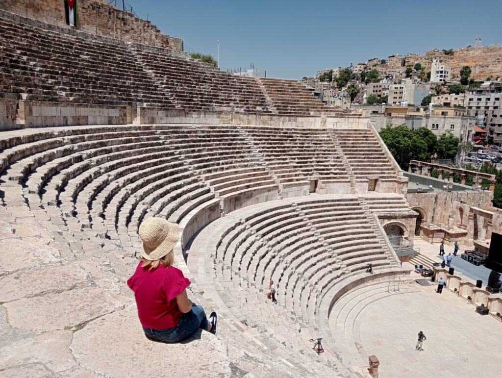 Teatro romano di Amman, in Giordania
