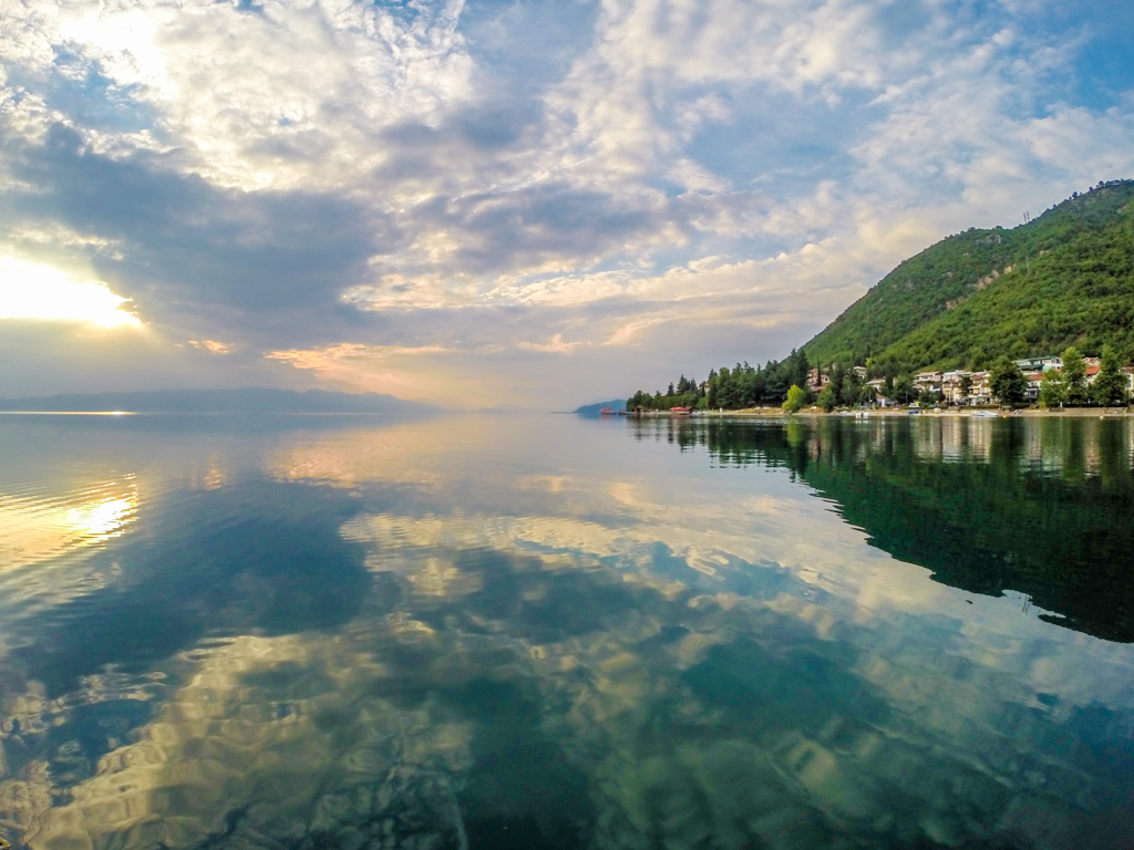 Lago di Ohrid Albania